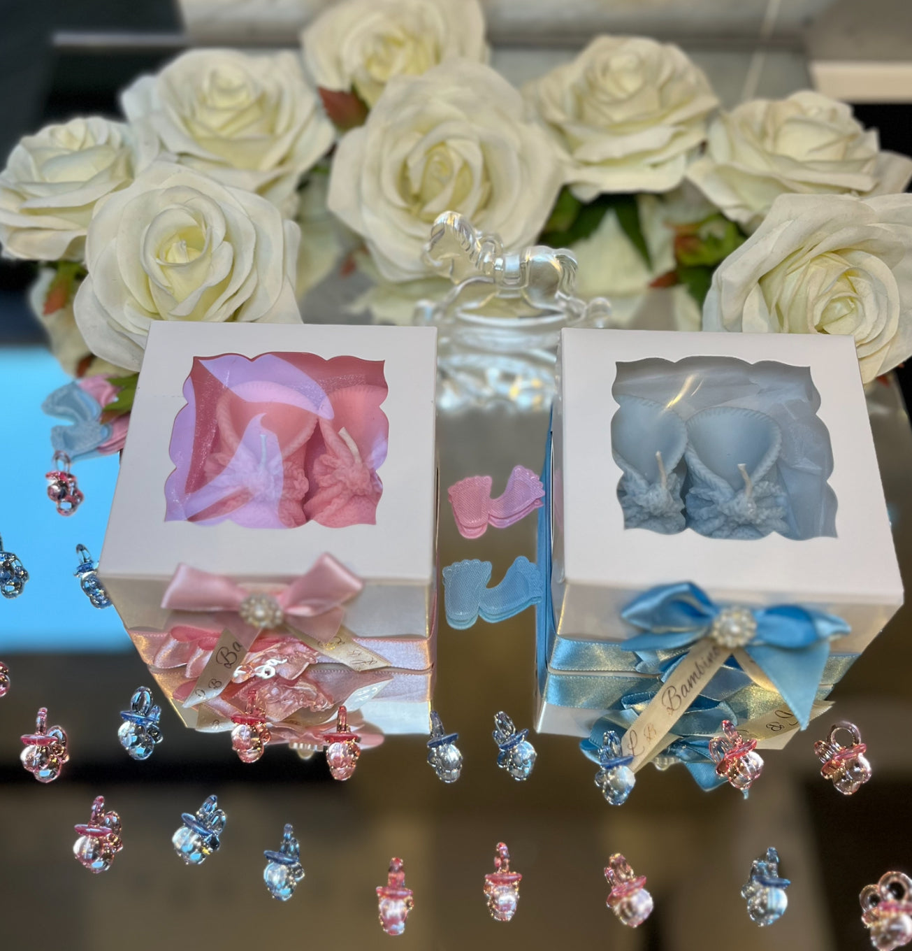 Baby Girl + Baby Boy candle boots ♥️🍼