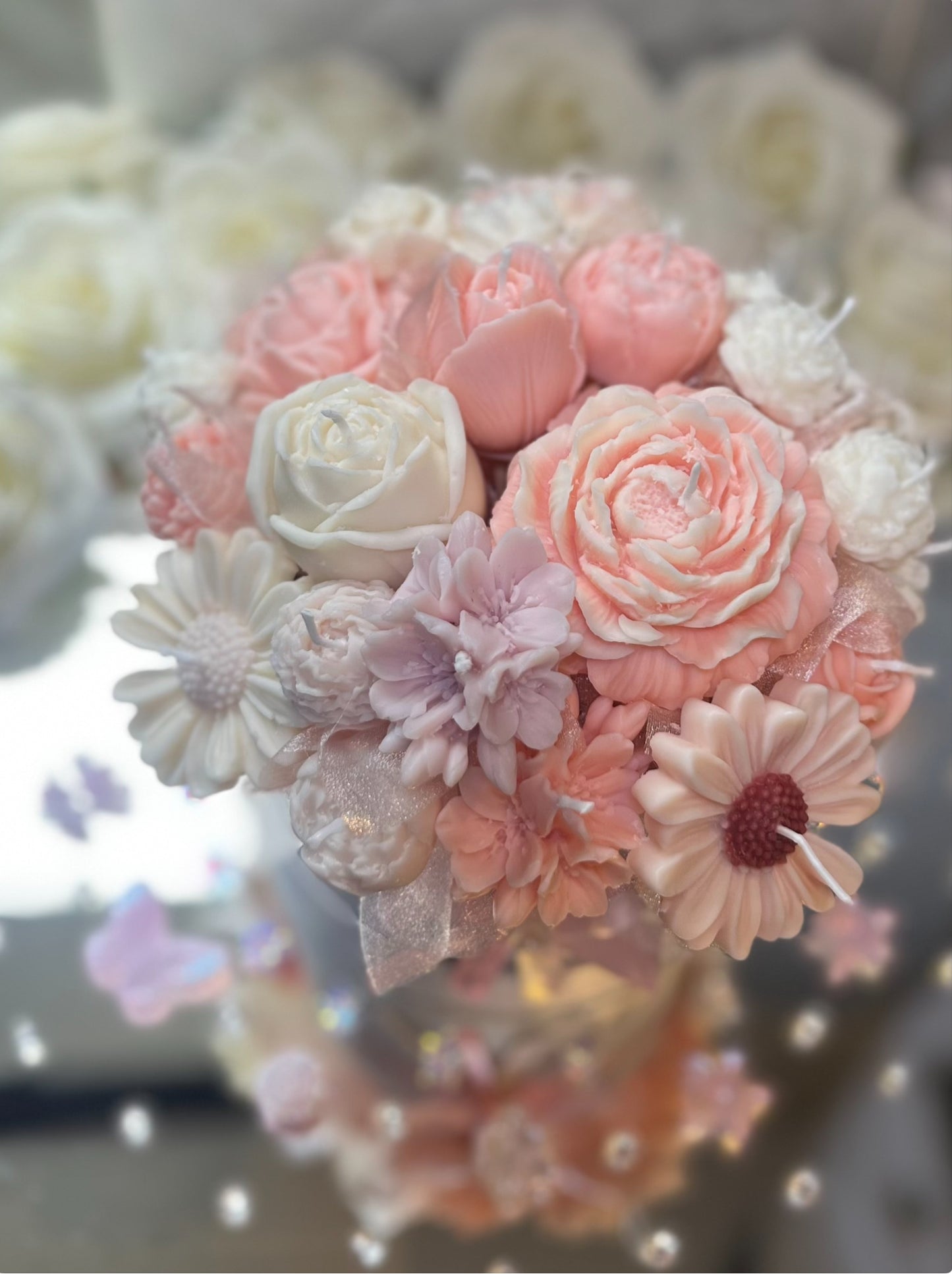 Luxury Rose Candle Bouquet š¤