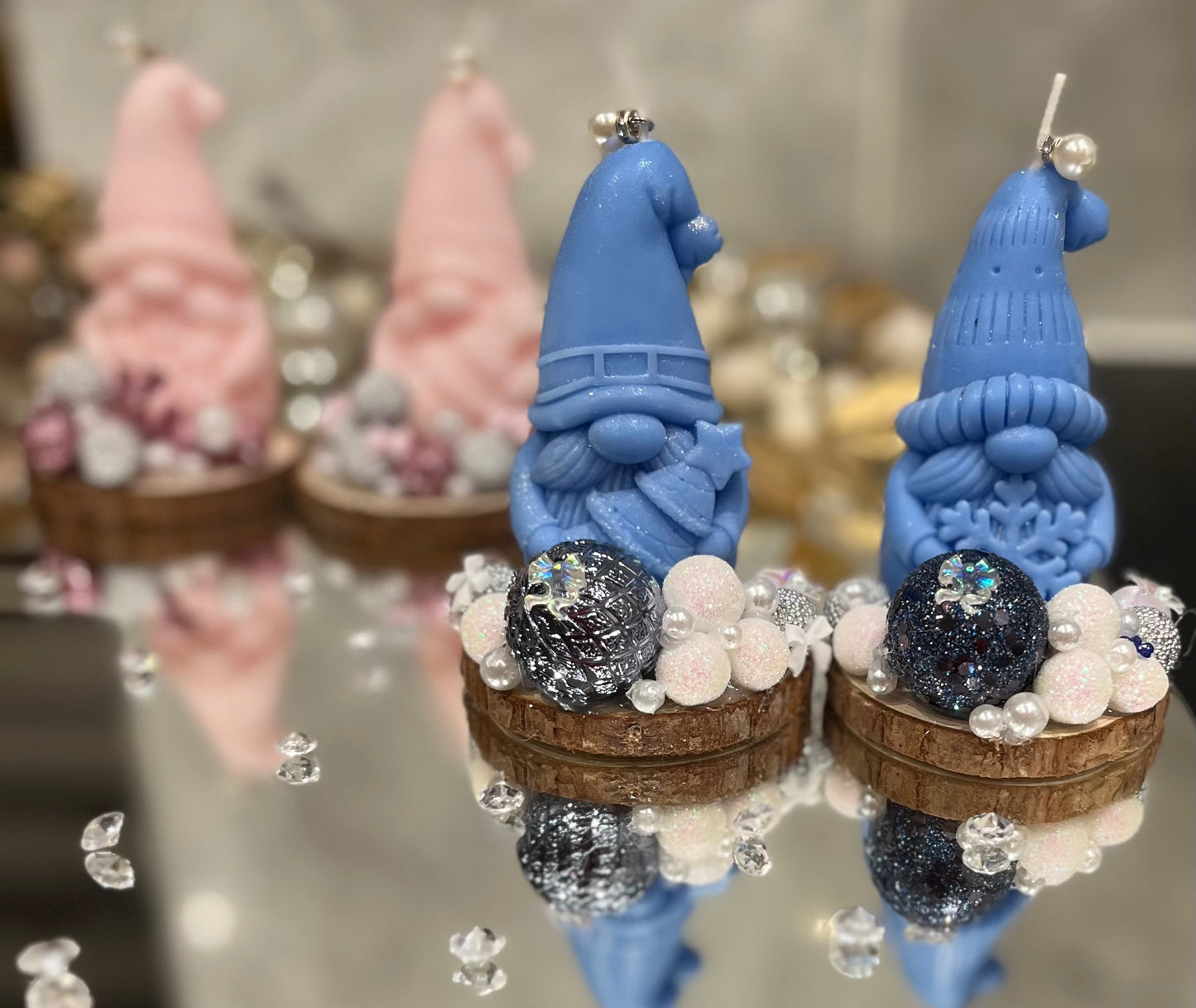 Christmas Gnome Candles ❄️