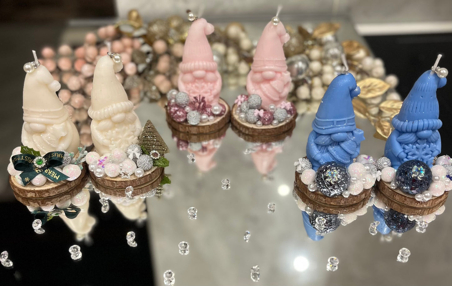 Christmas Gnome Candles ❄️