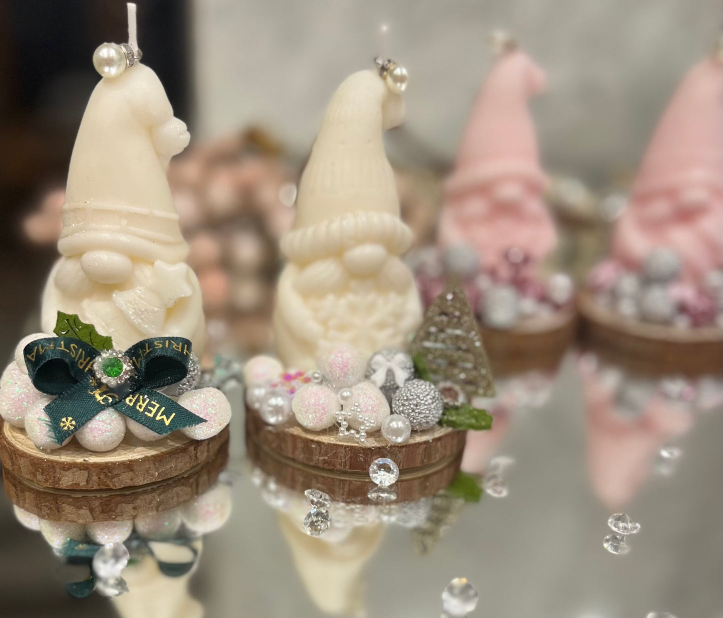 Christmas Gnome Candles ❄️