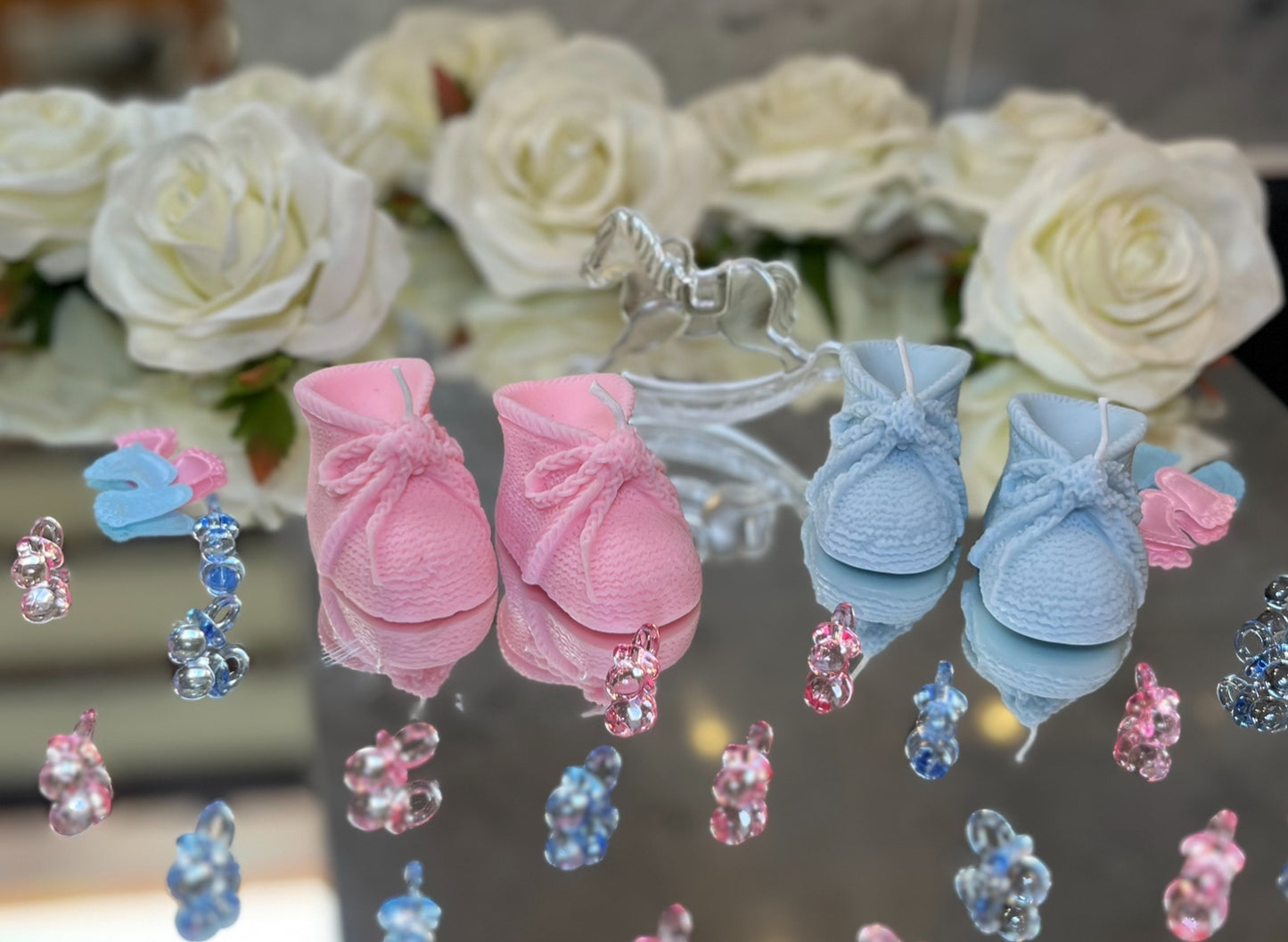 Baby Girl + Baby Boy candle boots ♥️🍼