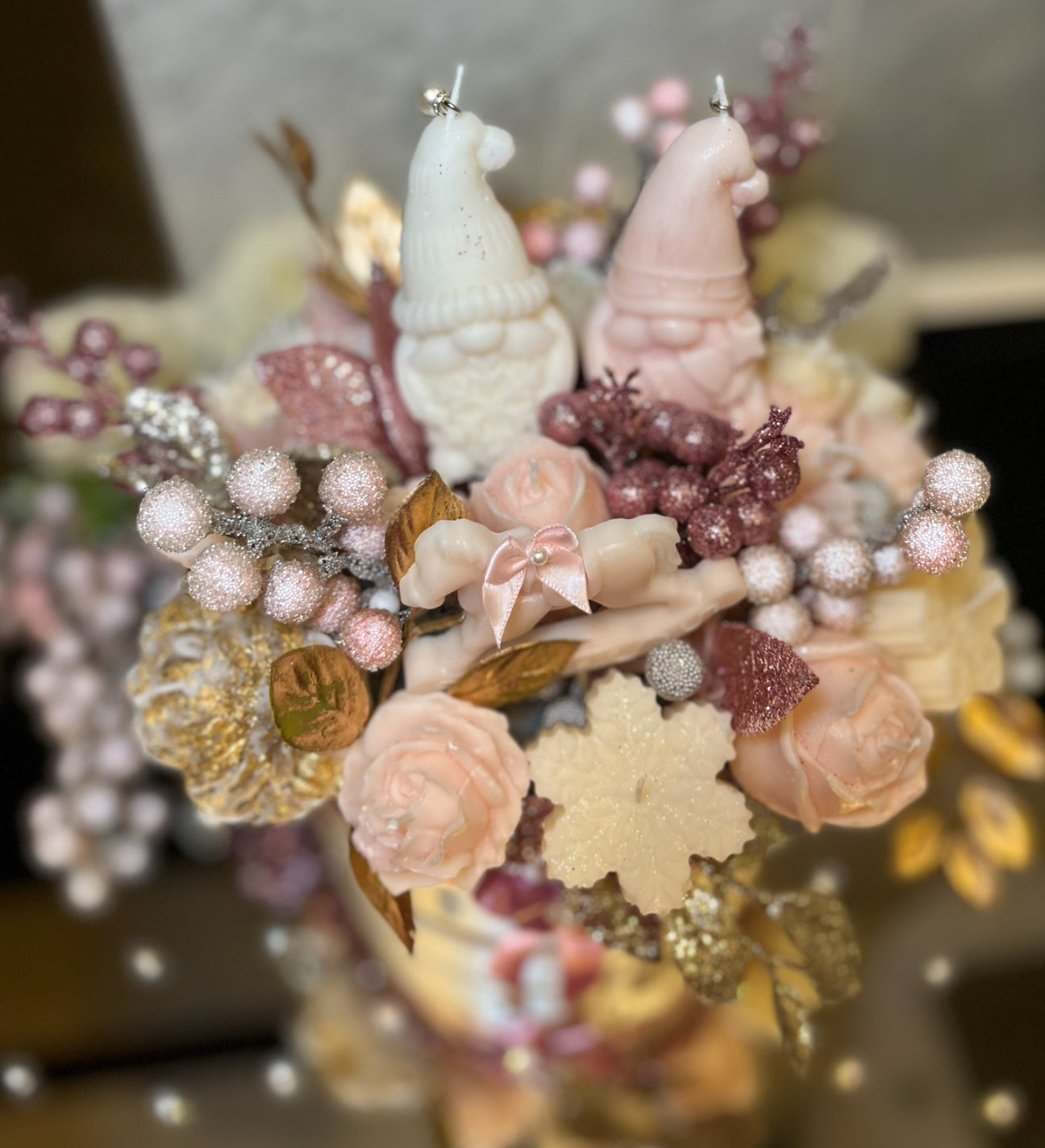 Christmas Rose Bouquet 🎀