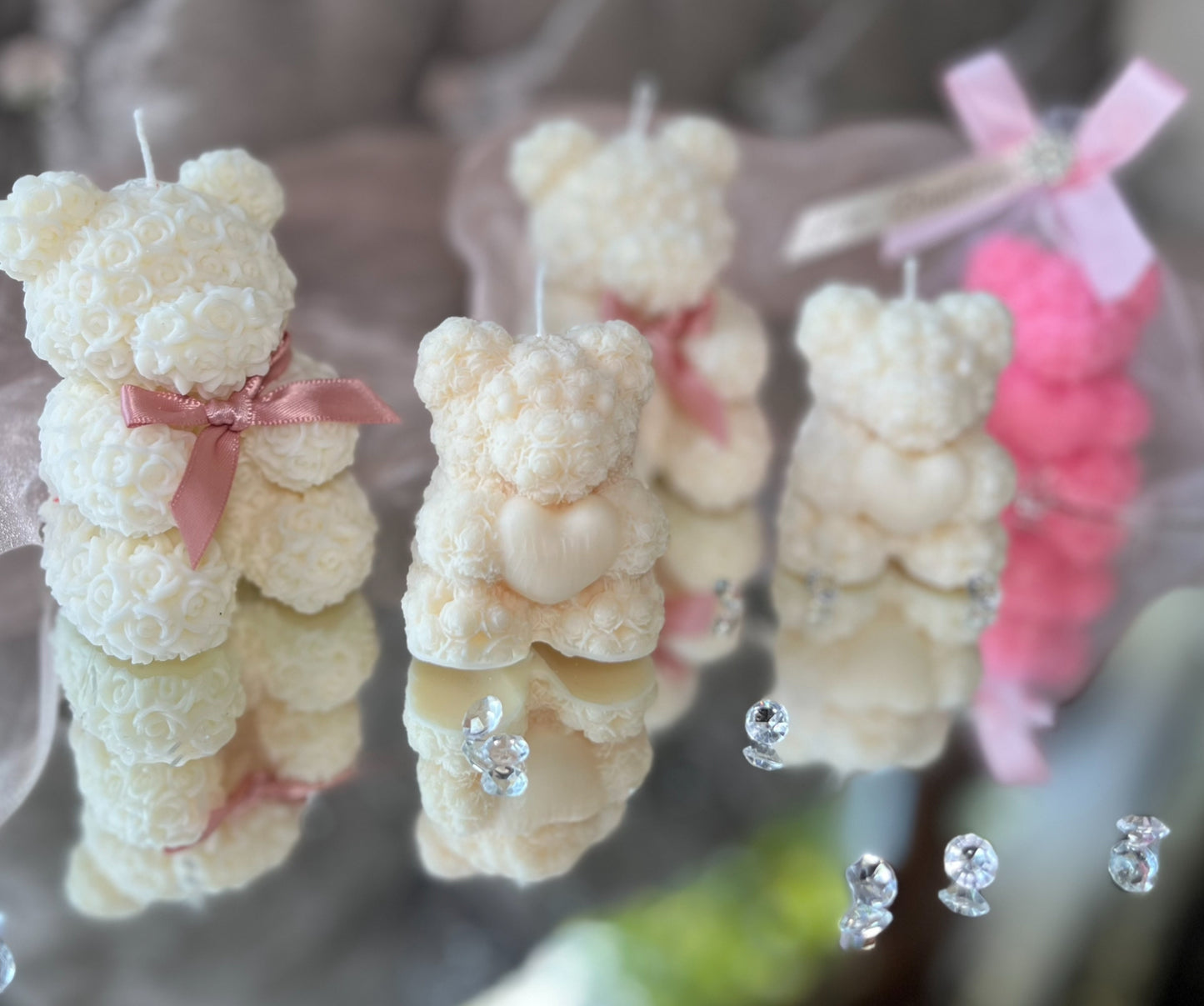 Bear Candles 🧸💎(6cm)
