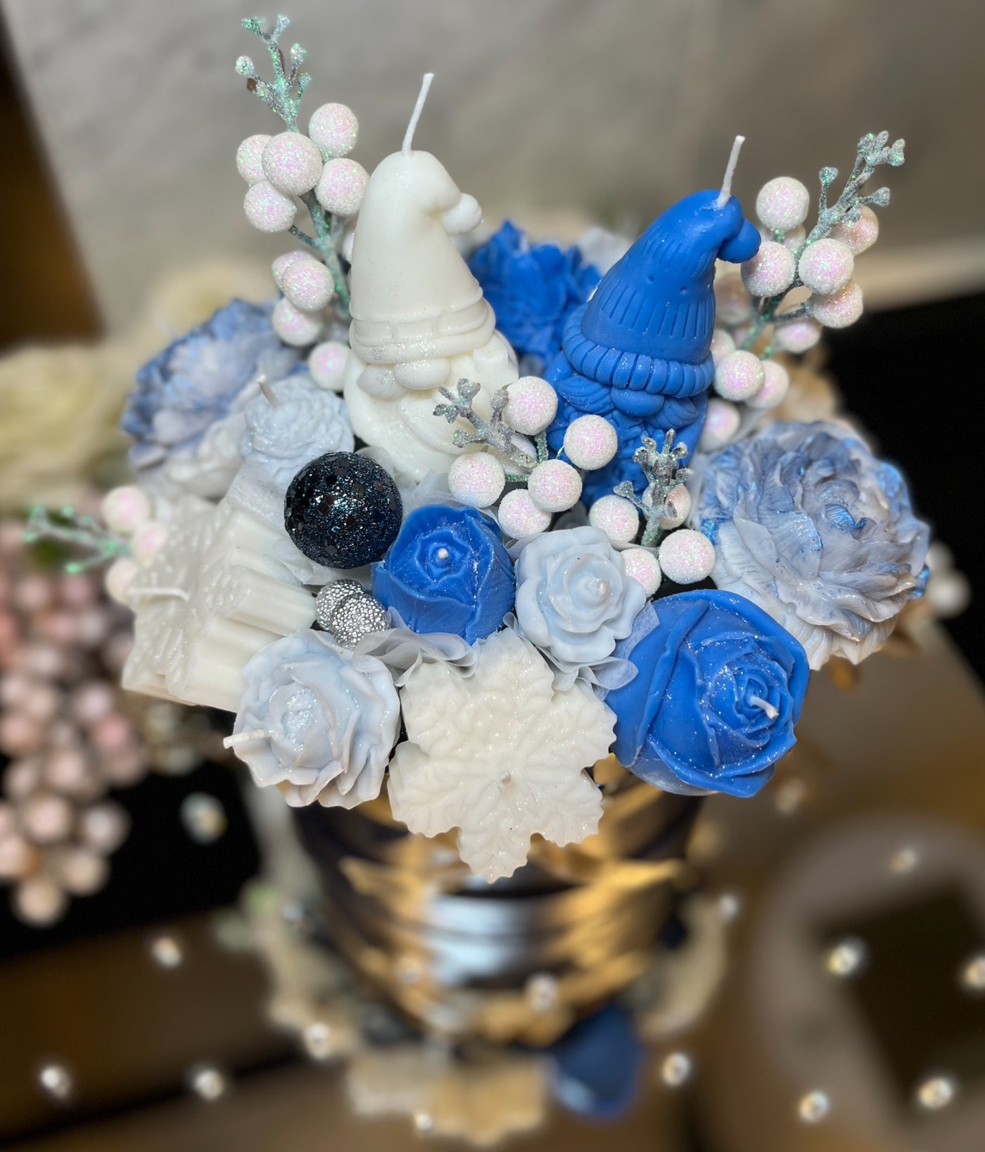 Christmas Navy/Blue Bouquet 💙