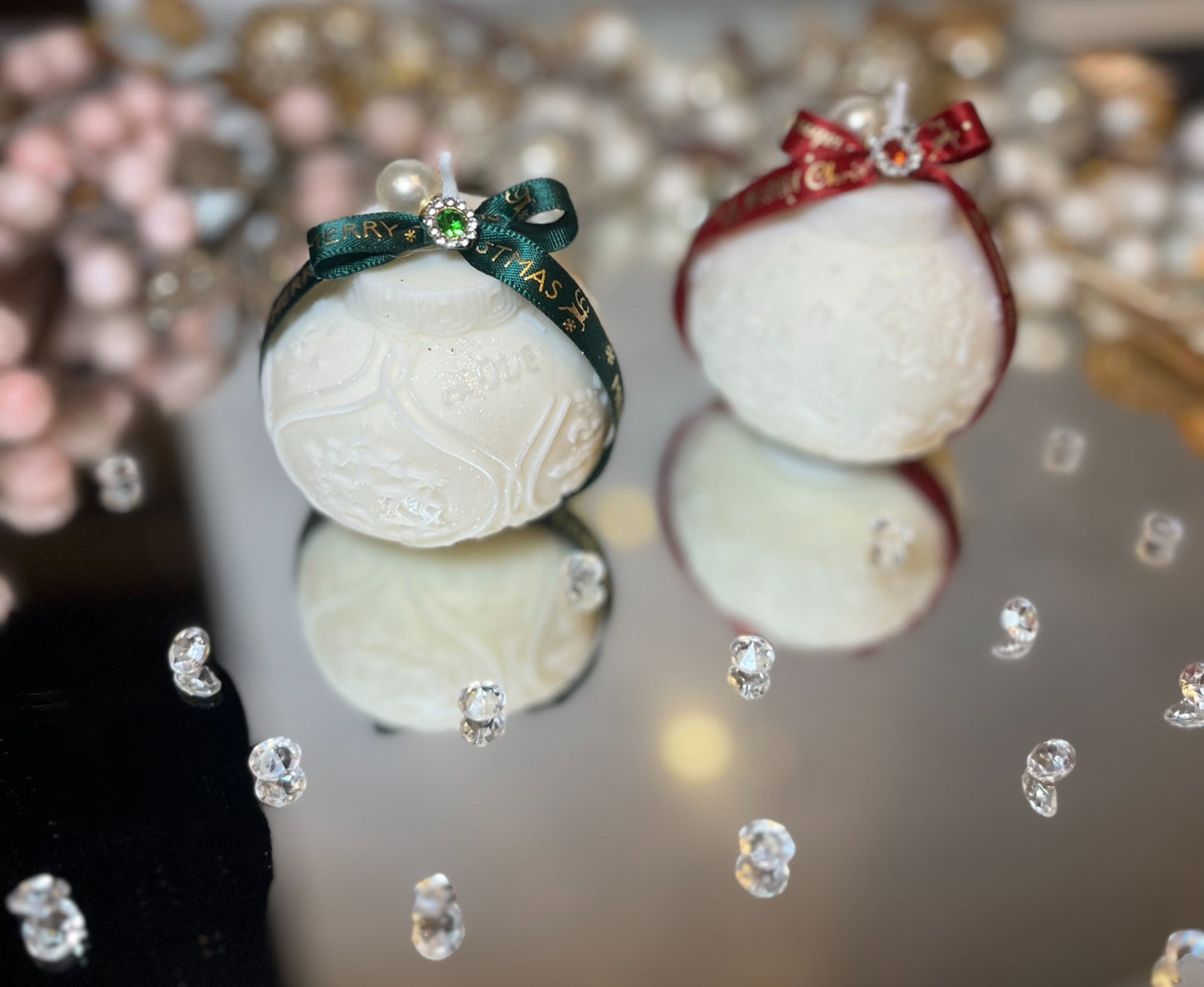 Christmas Ornament Candles 🎁