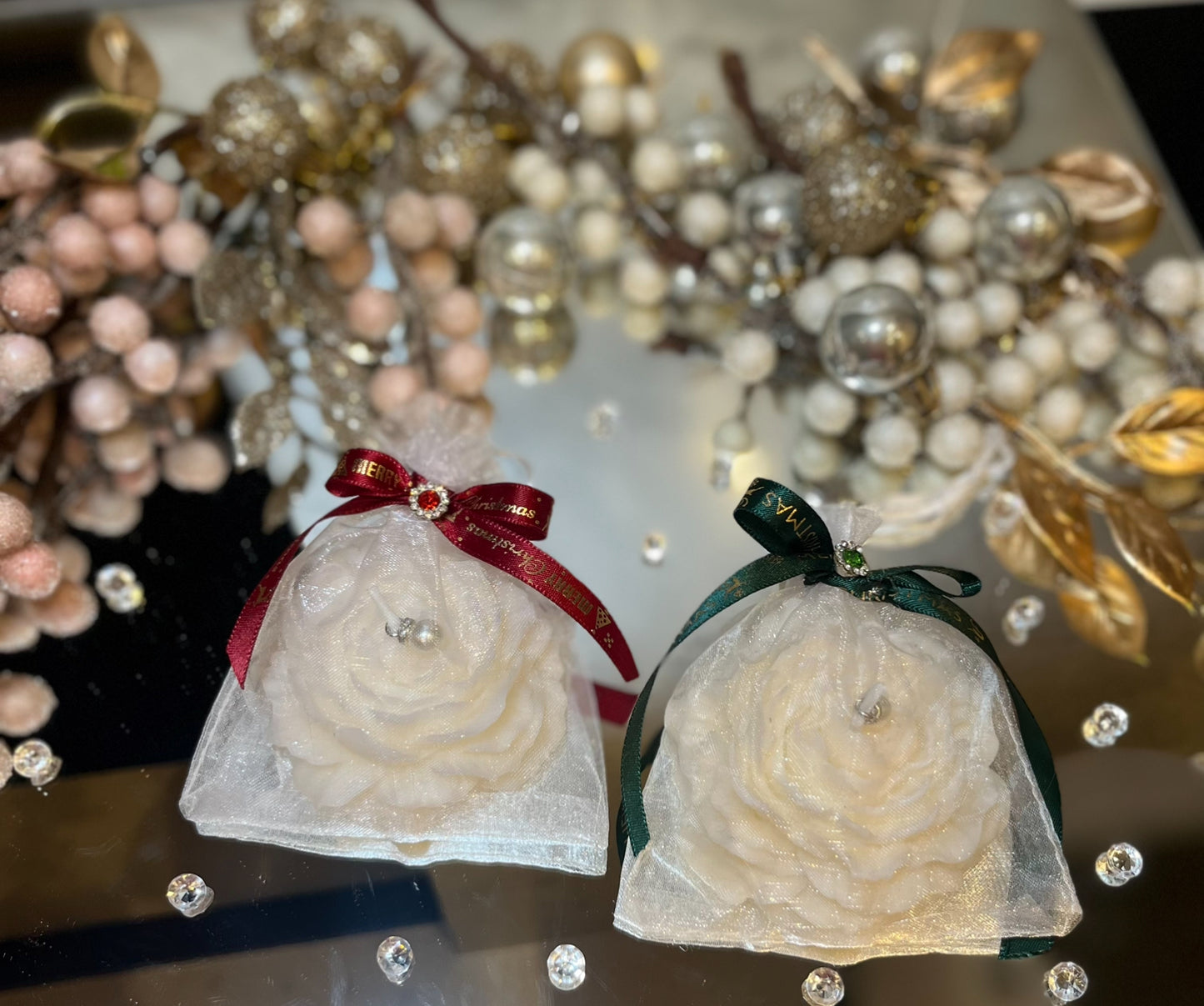 Festive Peony Flower ❄️