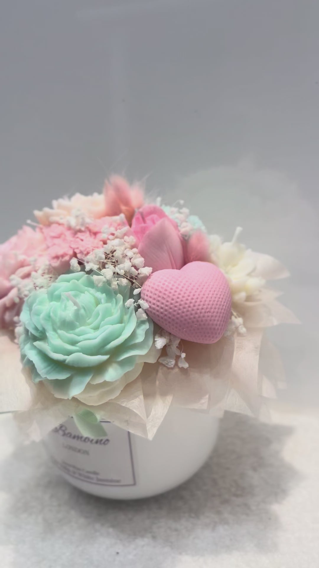 Candle Bouquet in vase 